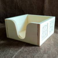 Салфетница-коробочка (6 плиток), фанера